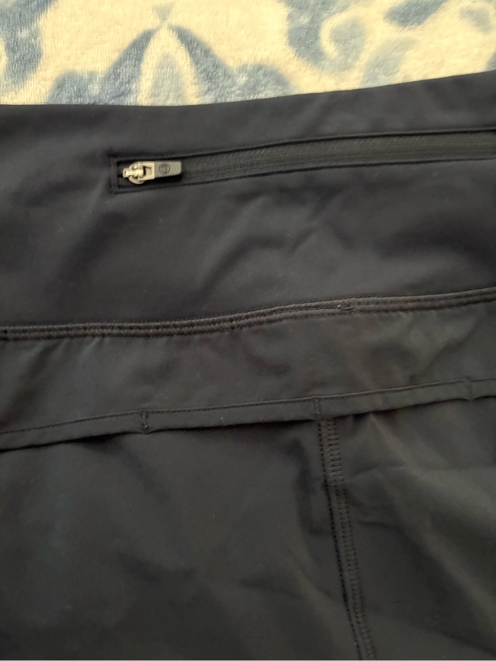 Women's navy Performance Running Shorts - Picture 3 of 4